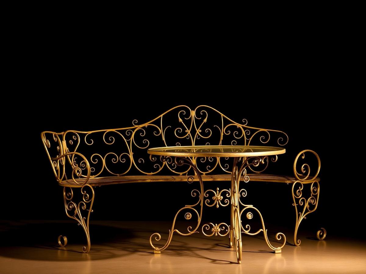 Mobilier de jardin ancien